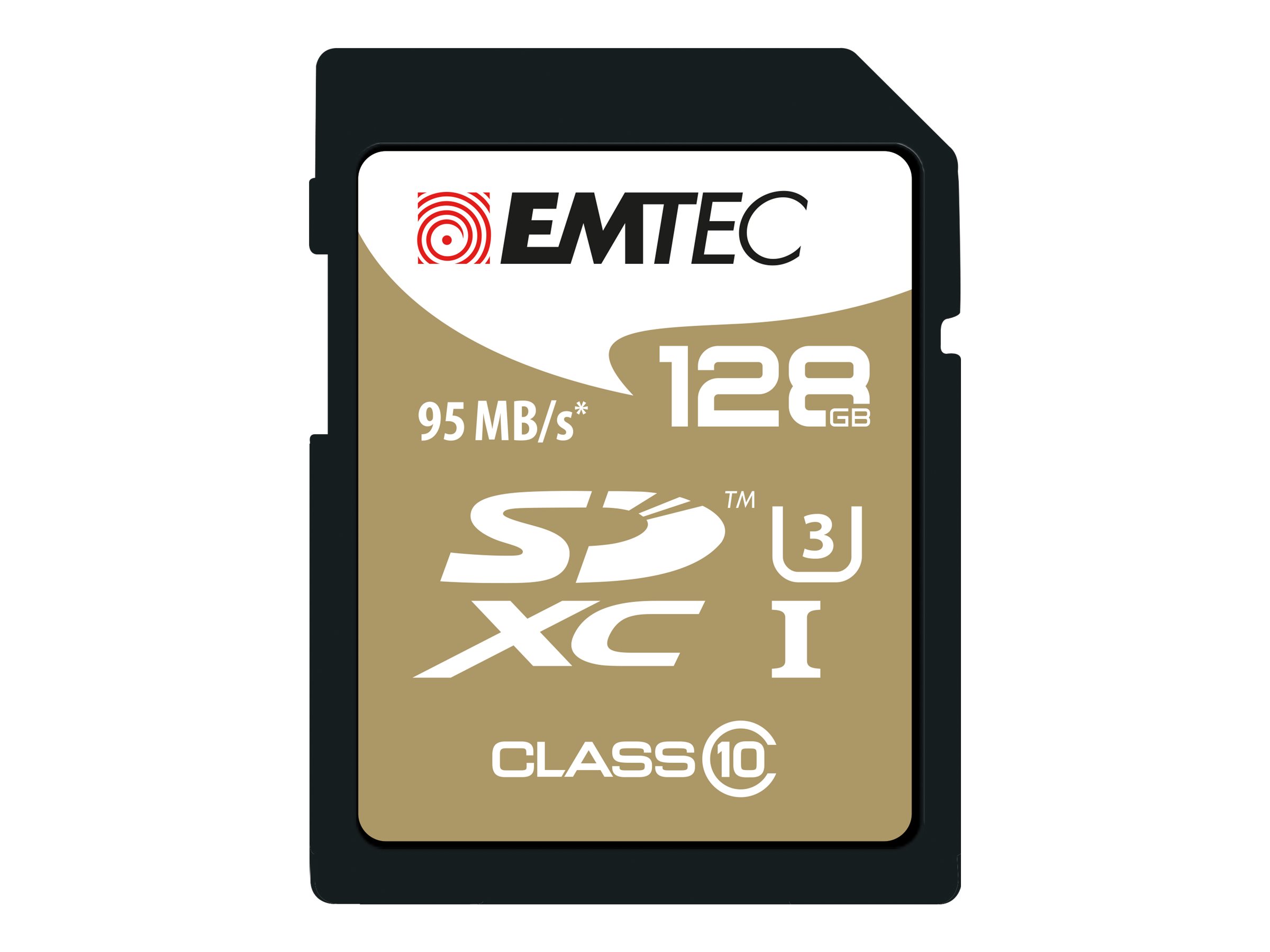 Emtec SD Card 128GB SDXC (CLASS10) Speedin + Kartenblister (ECMSD128GXC10SP)