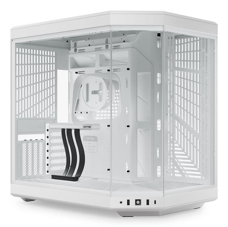 HYTE Y70 Snow White weiss Tempered Glass, Ansicht 2