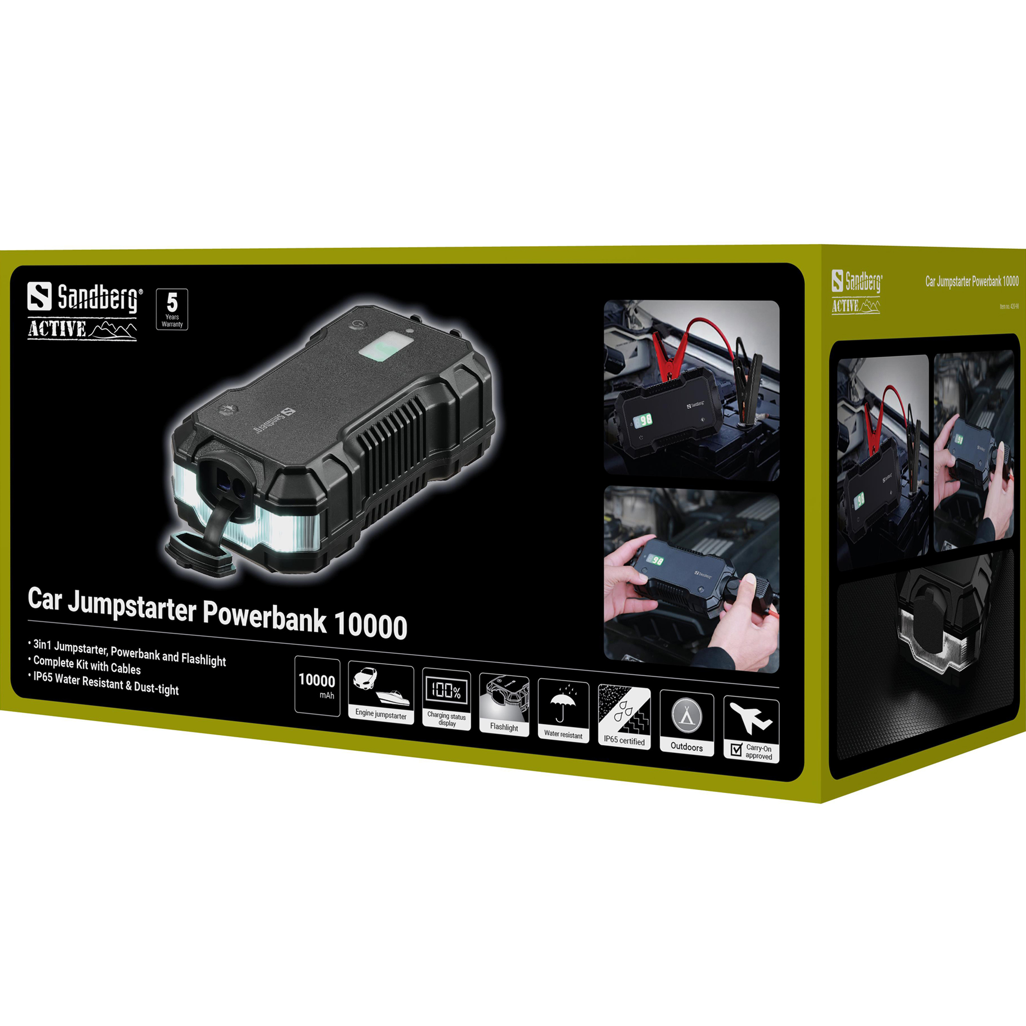 SANDBERG Jumpstarter Powerbank 10000, Ansicht 2