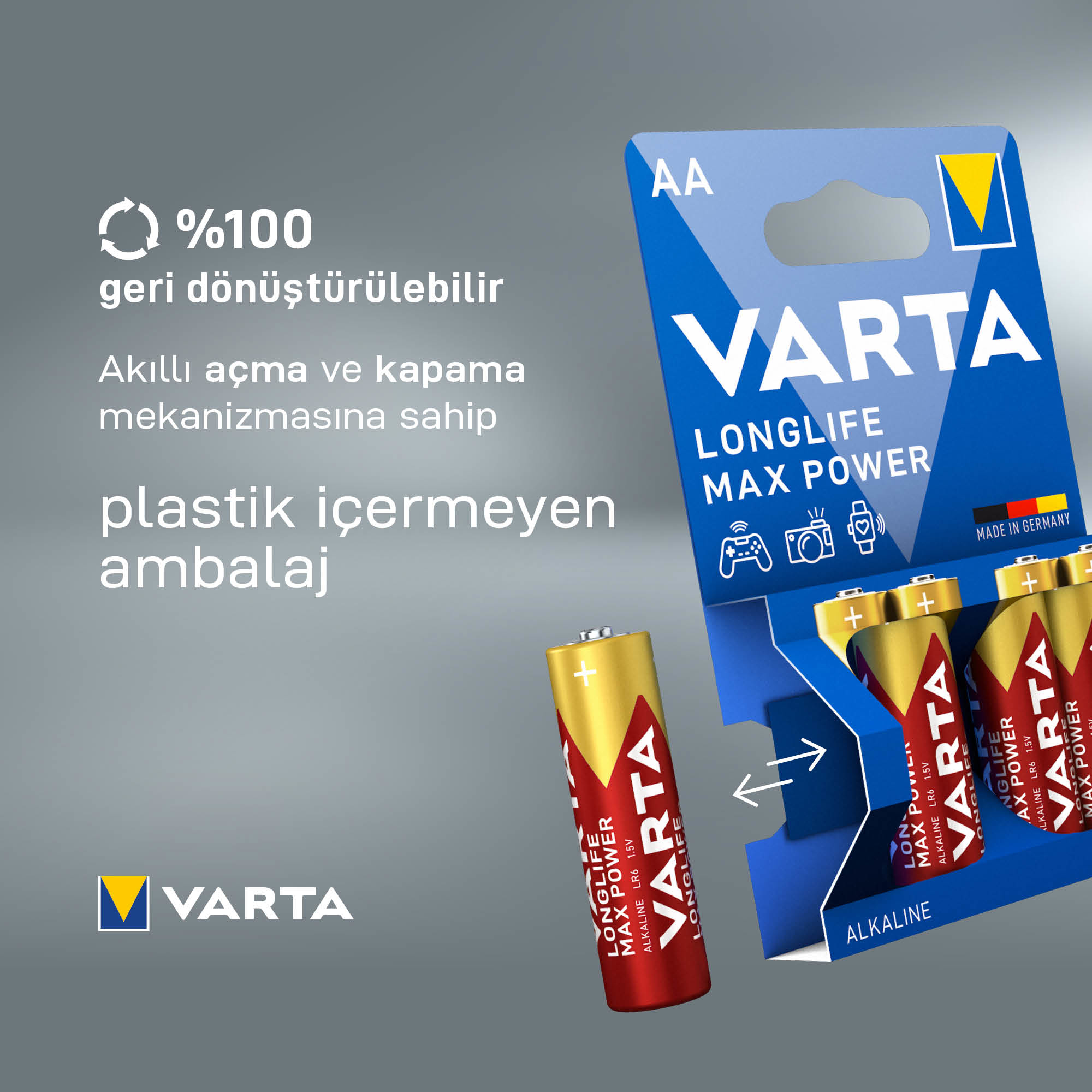 Varta Maxi-Tech - Batterie AA-Typ - Alkalisch, Ansicht 4