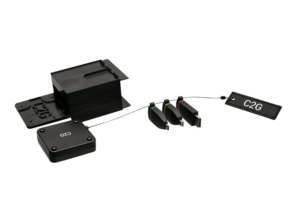 C2G Retractable HDMI Adapter Ring Mounting Box for Crestron Table Boxes