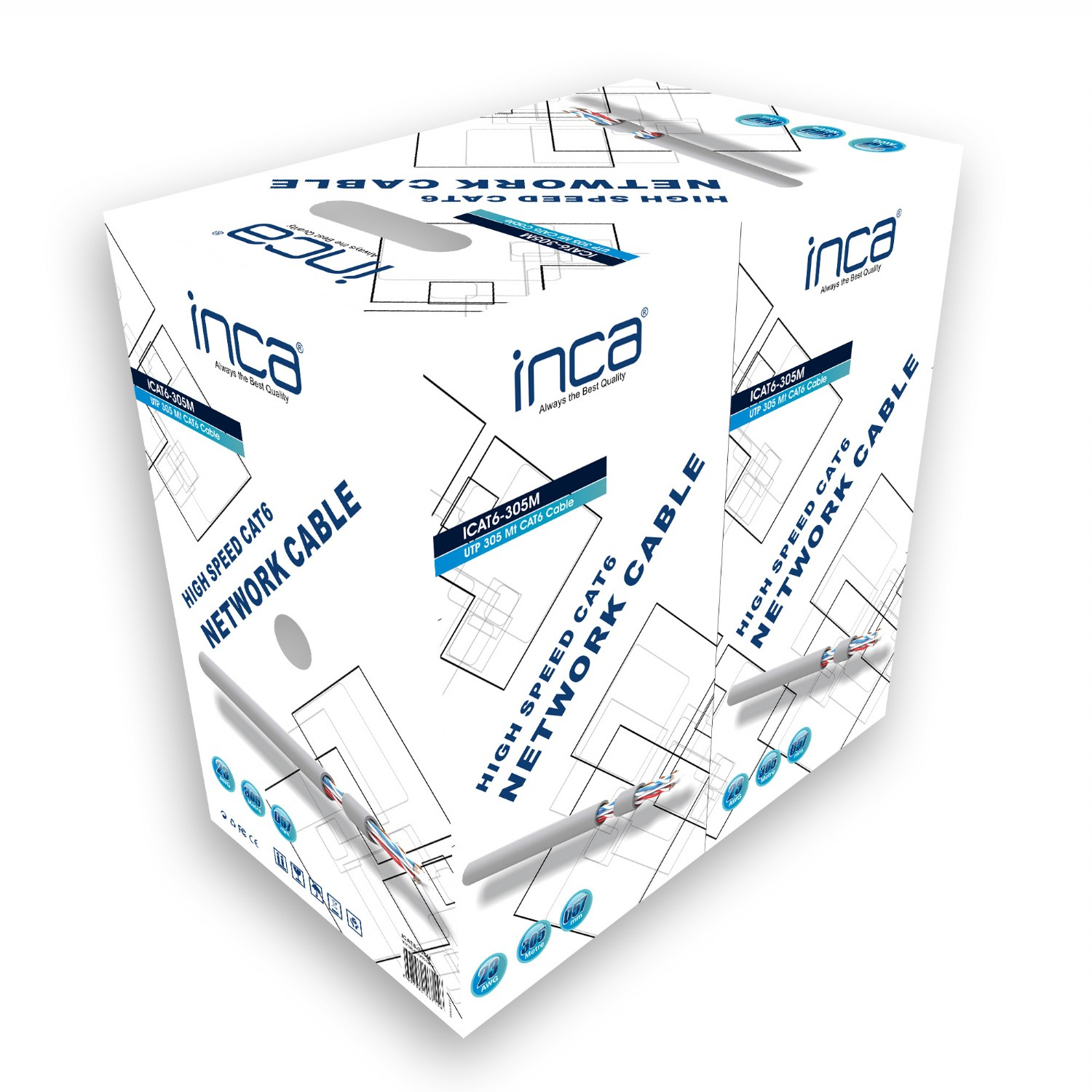 INCA ICAT-305 - 305 m - Cat6, Ansicht 2