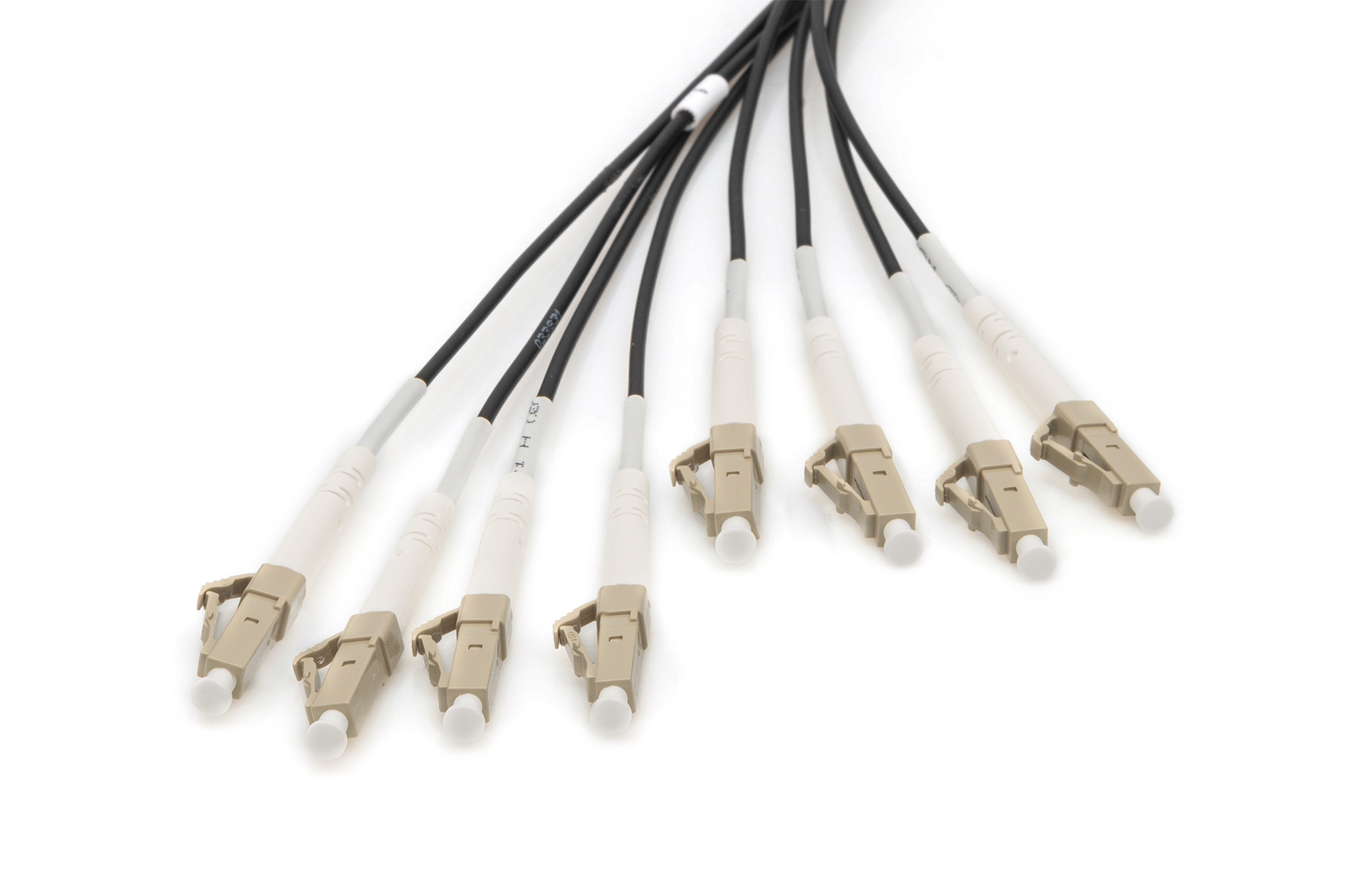 DIGITUS Vorkonfektionierte Glasfaser Universal Breakout Kabel, Multimode OM4, 8 Fasern, LC/UPC - LC/UPC, Ansicht 3
