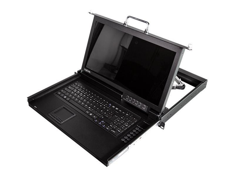 LogiLink KVM-Konsole - PS/2, USB - QWERTZ - 43.2 cm (17")