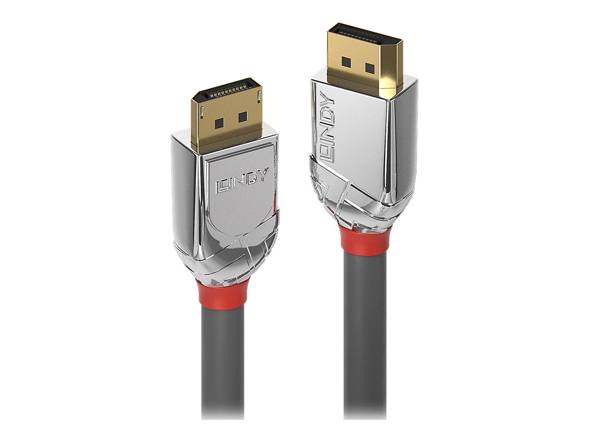 Lindy CROMO - DisplayPort-Kabel - DisplayPort (M) zu DisplayPort (M) - DisplayPort 1.2 - 50 cm - rund, 4K Unterstützung
