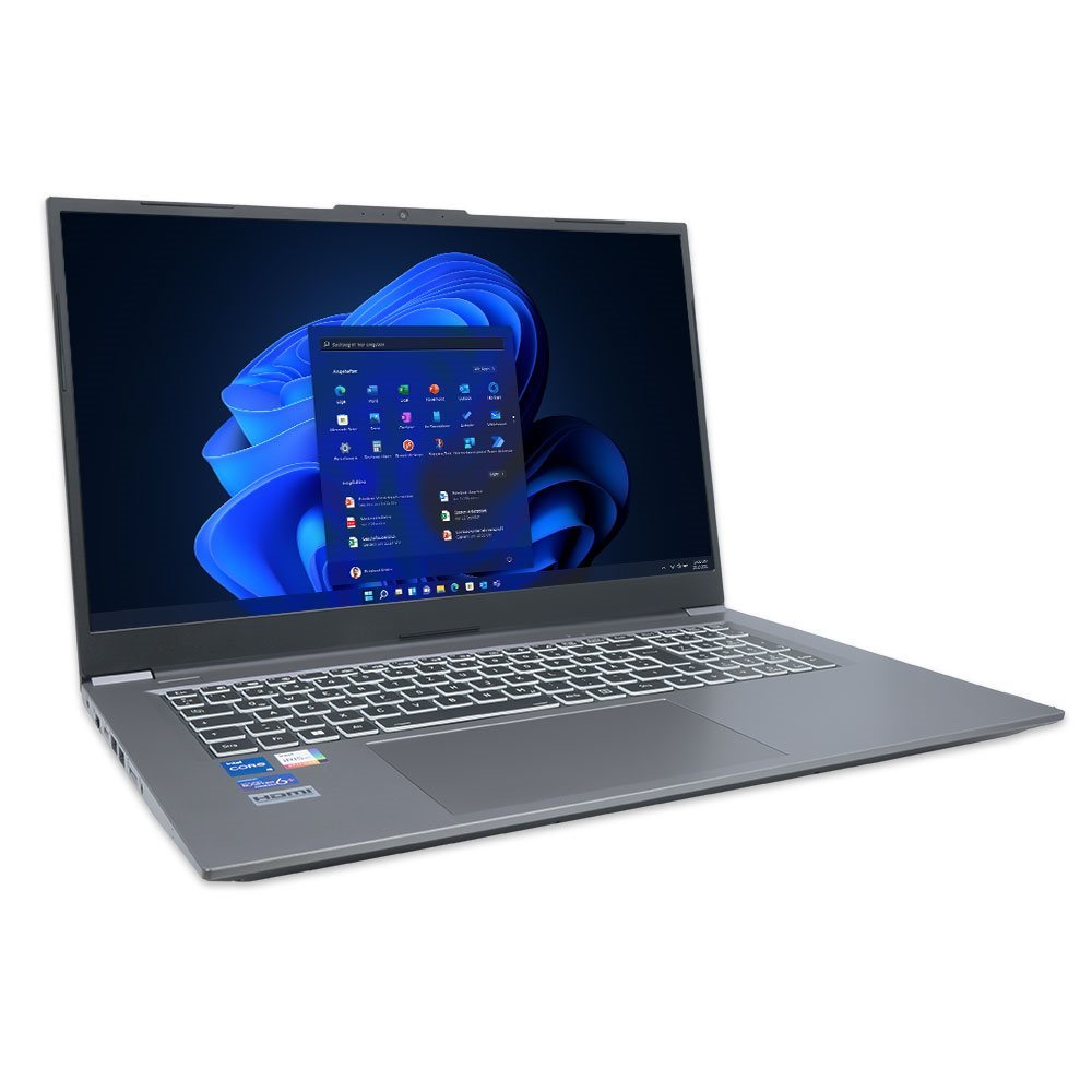 TERRA Mobile 1717R - Intel Core i7 1355U - Win 11 Pro - Intel Iris Xe Grafik - 16 GB RAM - 1 TB SSD NVMe - 43.9 cm (17.3")