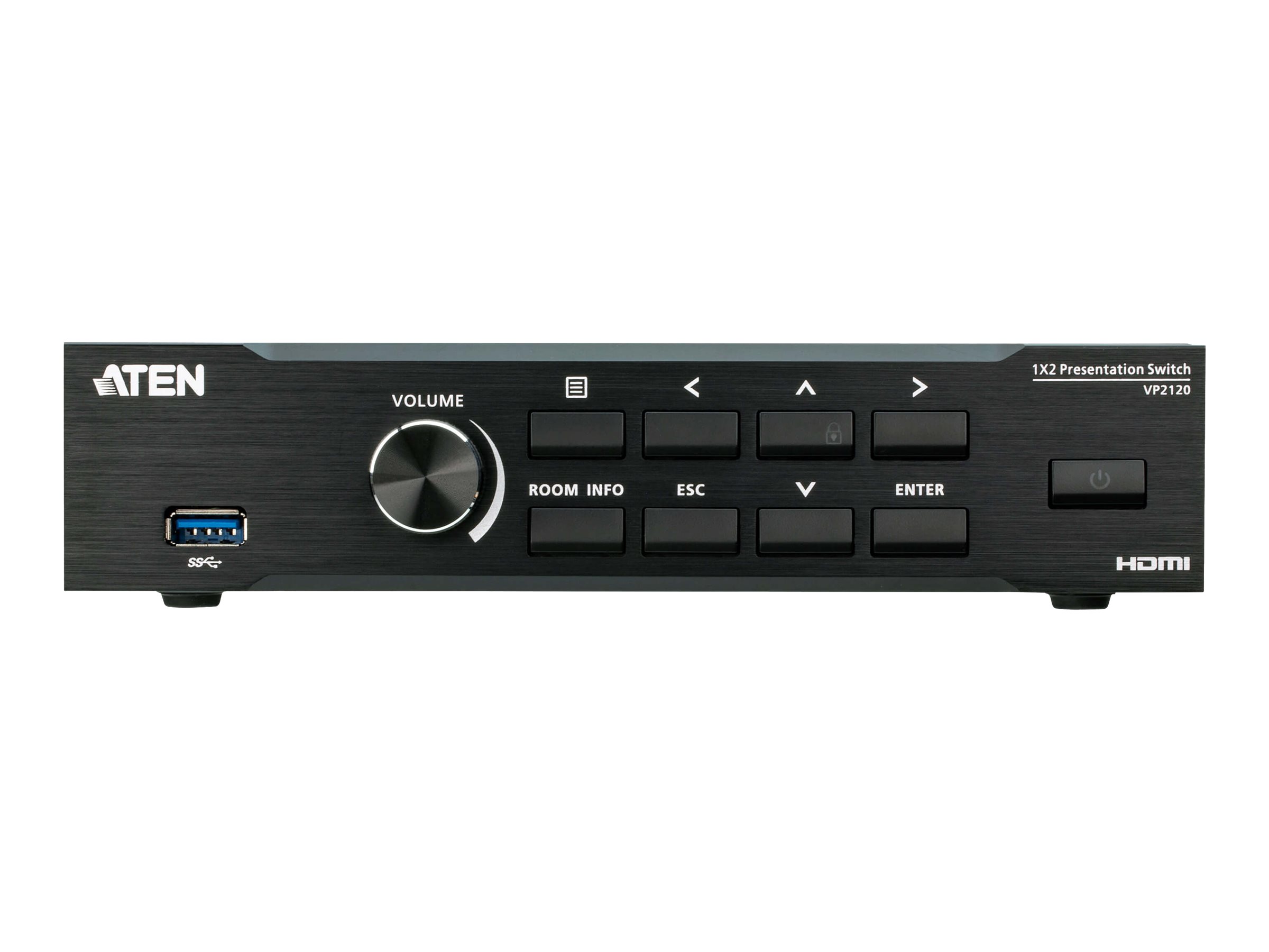 ATEN VP2120 Seamless Presentation Switch with Quad View Multistreaming
