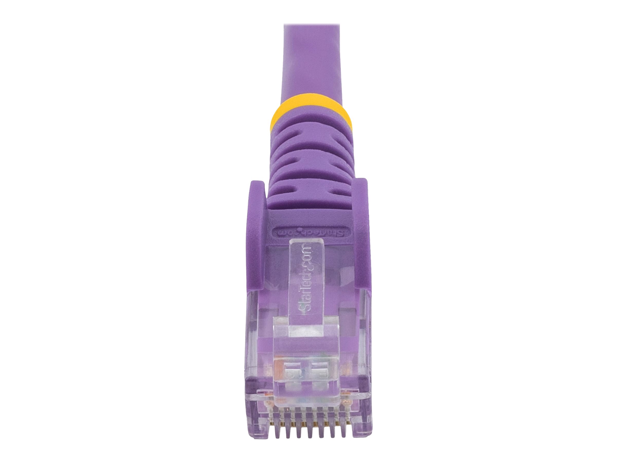 StarTech.com 2m CAT6 Ethernet Cable, 10 Gigabit Snagless RJ45 650MHz 100W PoE Patch Cord, CAT 6 10GbE UTP Network Cable w/Strain Relief, Purple, Wiring is UL Certified/TIA - Category 6 - 24AWG (N6PATC2MPL)