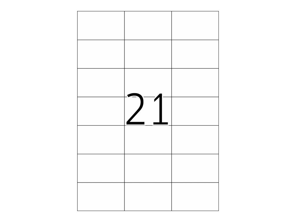 HERMA Special Power Labels - Papier - matt - extrem stark haftend - weiß - 42.3 x 70 mm 525 Etikett(en) (25 Bogen x 21), Ansicht 3