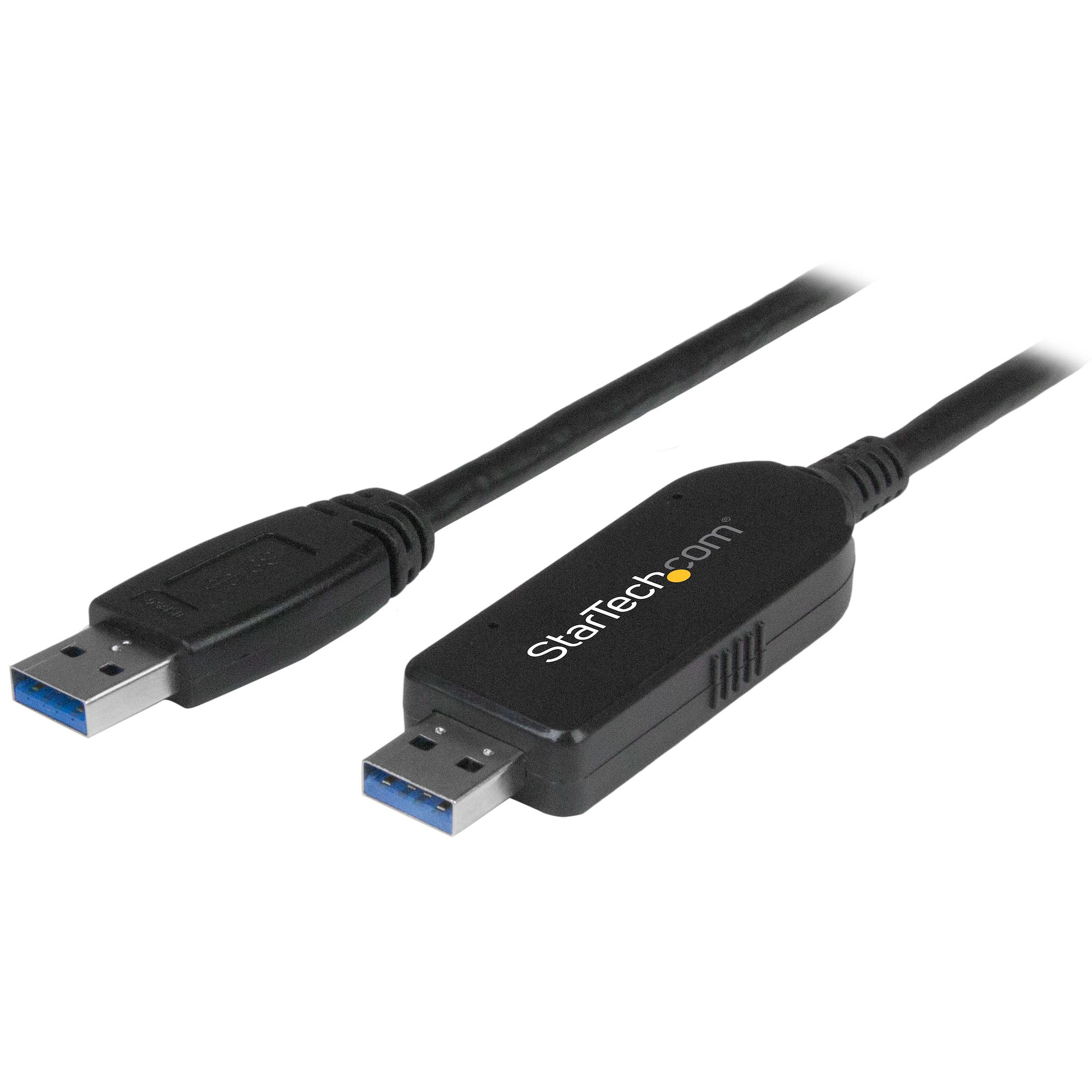 StarTech.com USB 3.0 Datenübertragungskabel für Mac und Windows, 1,8m, 1,8 m, USB A, USB A, USB 3.2 Gen 1 (3.1 Gen 1), Männlich/Männlich, Schwarz