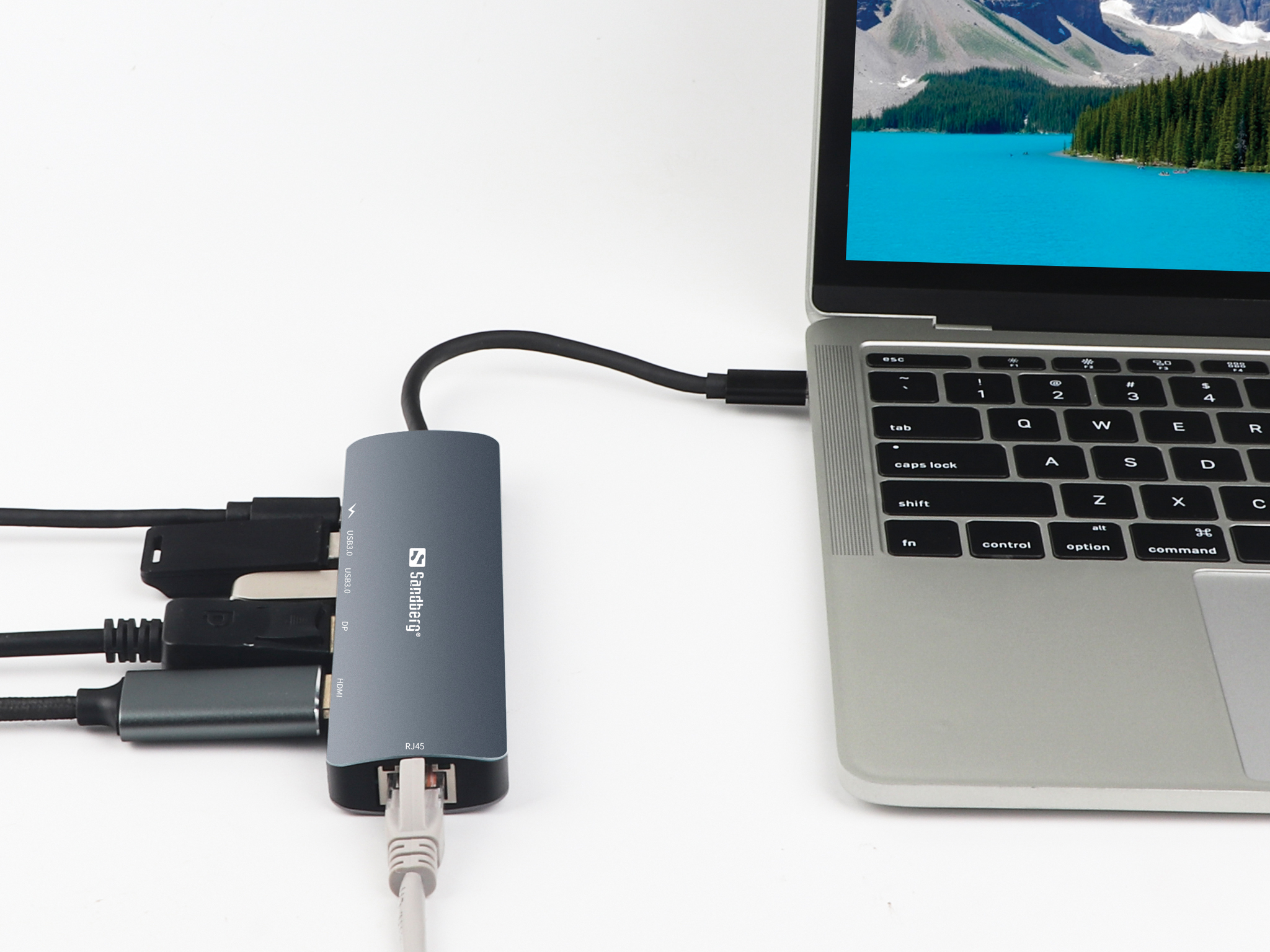 SANDBERG Dockingstation - USB-C - HDMI, DP, Ansicht 3