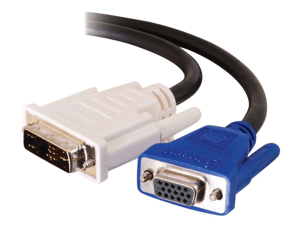 Cables To Go C2G - VGA-Verlängerungskabel - DVI-A (M) bis HD-15 (W) (81216)