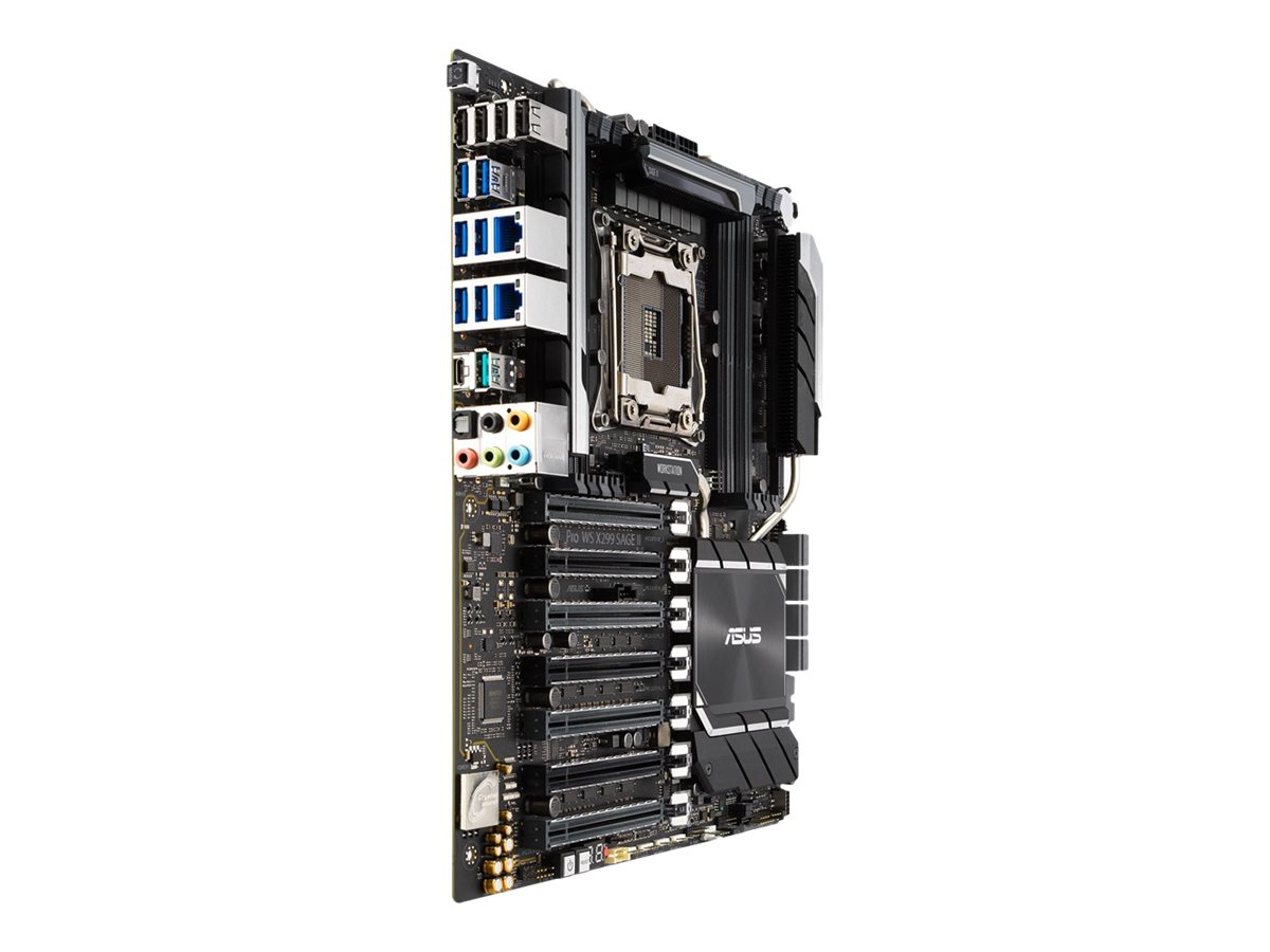 ASUS Pro WS X299 Sage II - Motherboard - SSI CEB - LGA2066 Socket - X299 Chipsatz - USB-C Gen2 USB 3.2 Gen 1 USB 3.2 Gen 2 - 2 x Gigabit LAN - HD Audio (8-Kanal)