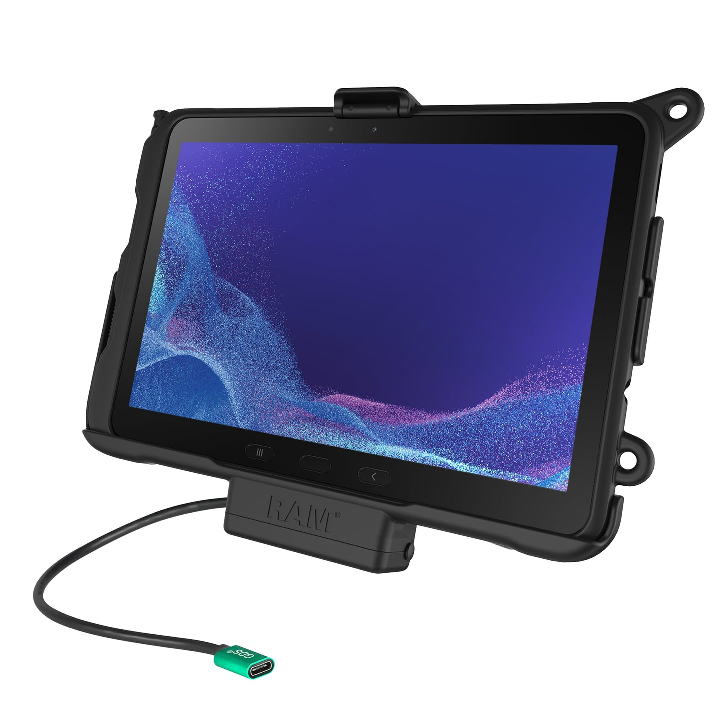 Ram Mounts USB-C Powered Dock for Samsung Tab Active4 Pro & - Lade-/Dockingstation, Ansicht 3