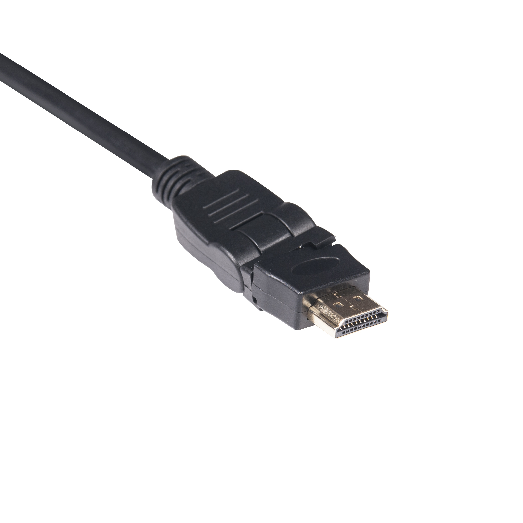 Club 3D CAC-1360 - HDMI-Kabel mit Ethernet - HDMI männlich drehend zu HDMI männlich drehend, Ansicht 4