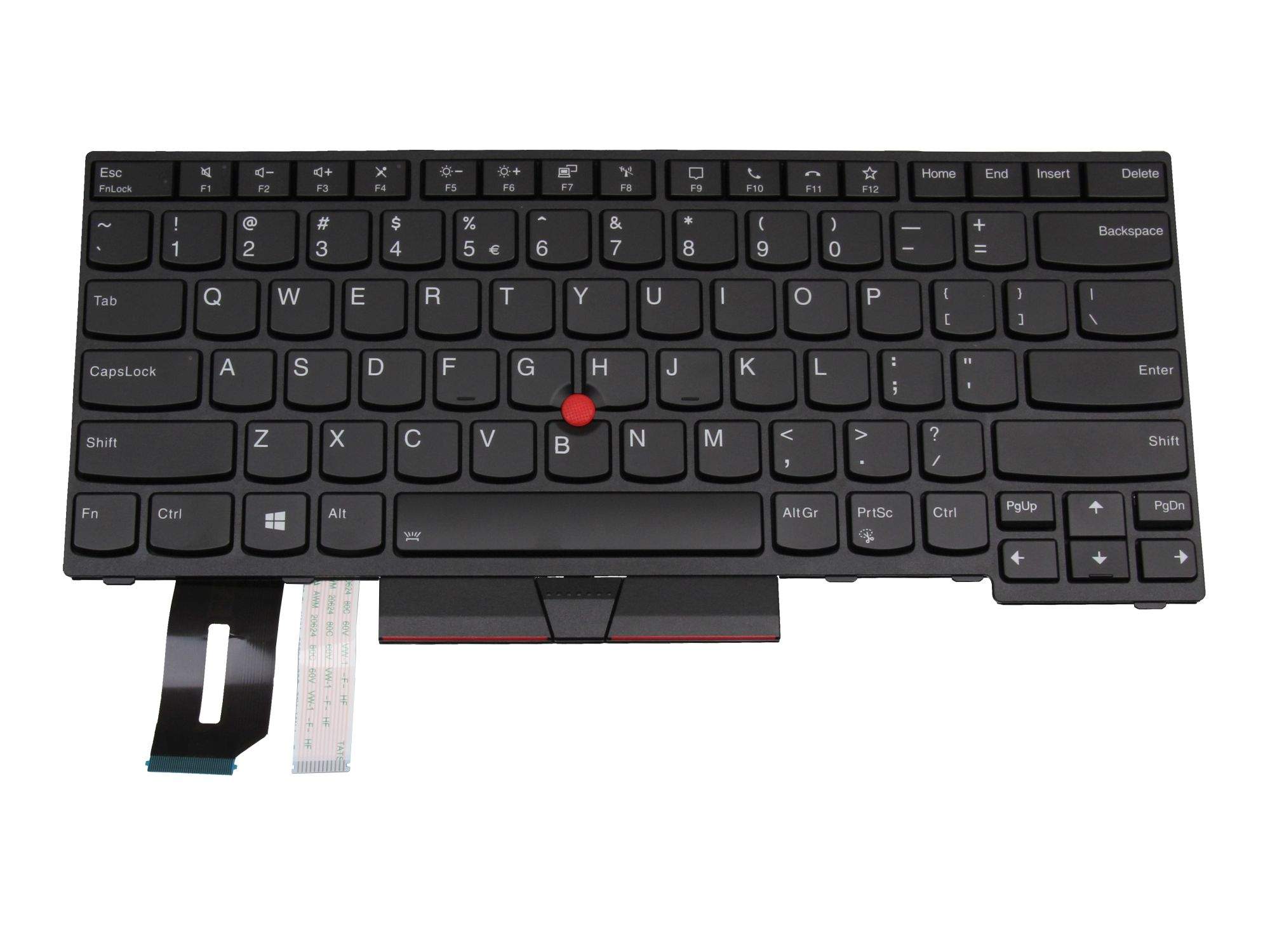 Lenovo Sunrex - Ersatztastatur Notebook - mit Trackpoint, UltraNav - TL: EU, QWERTY, Ansicht 2
