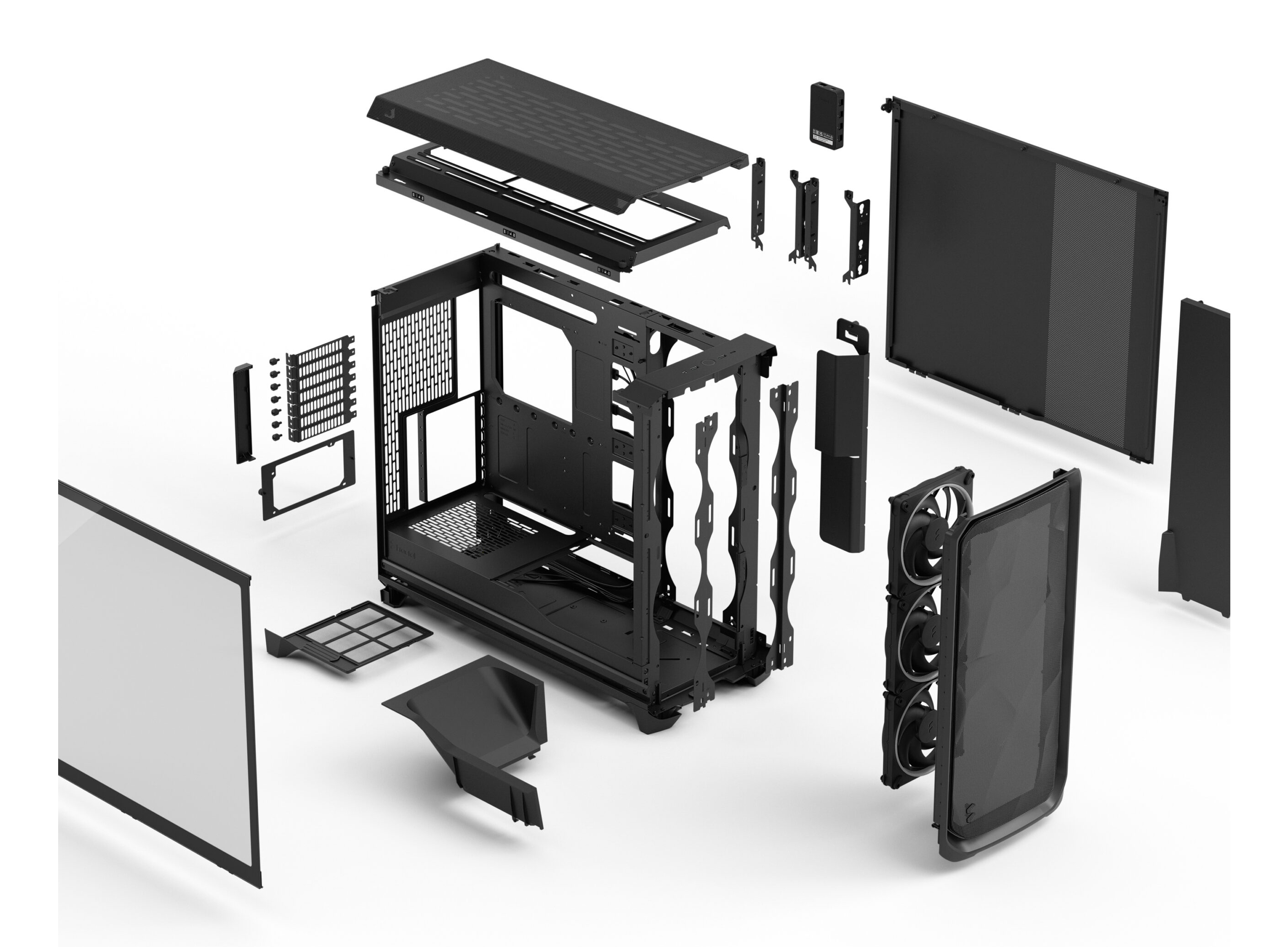 Fractal Design Meshify 3 XL Ambience Pro RGB - Tower - E-ATX - keine Spannungsversorgung (ATX), Ansicht 2