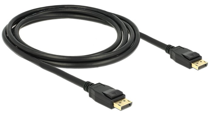 Delock 2m Displayport 1.2a, 2 m, DisplayPort, DisplayPort, Männlich, Männlich, 3840 x 2160 Pixel