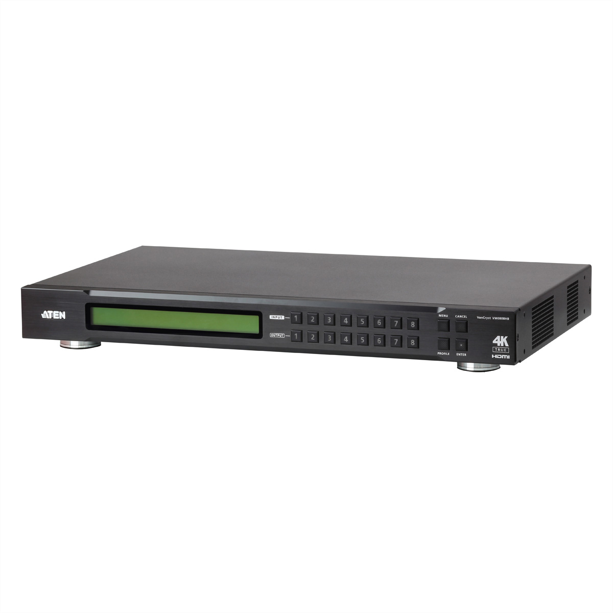ATEN 8 x 8 True 4K HDMI Matrix Switch - KVM-Umschalter - 8-Port