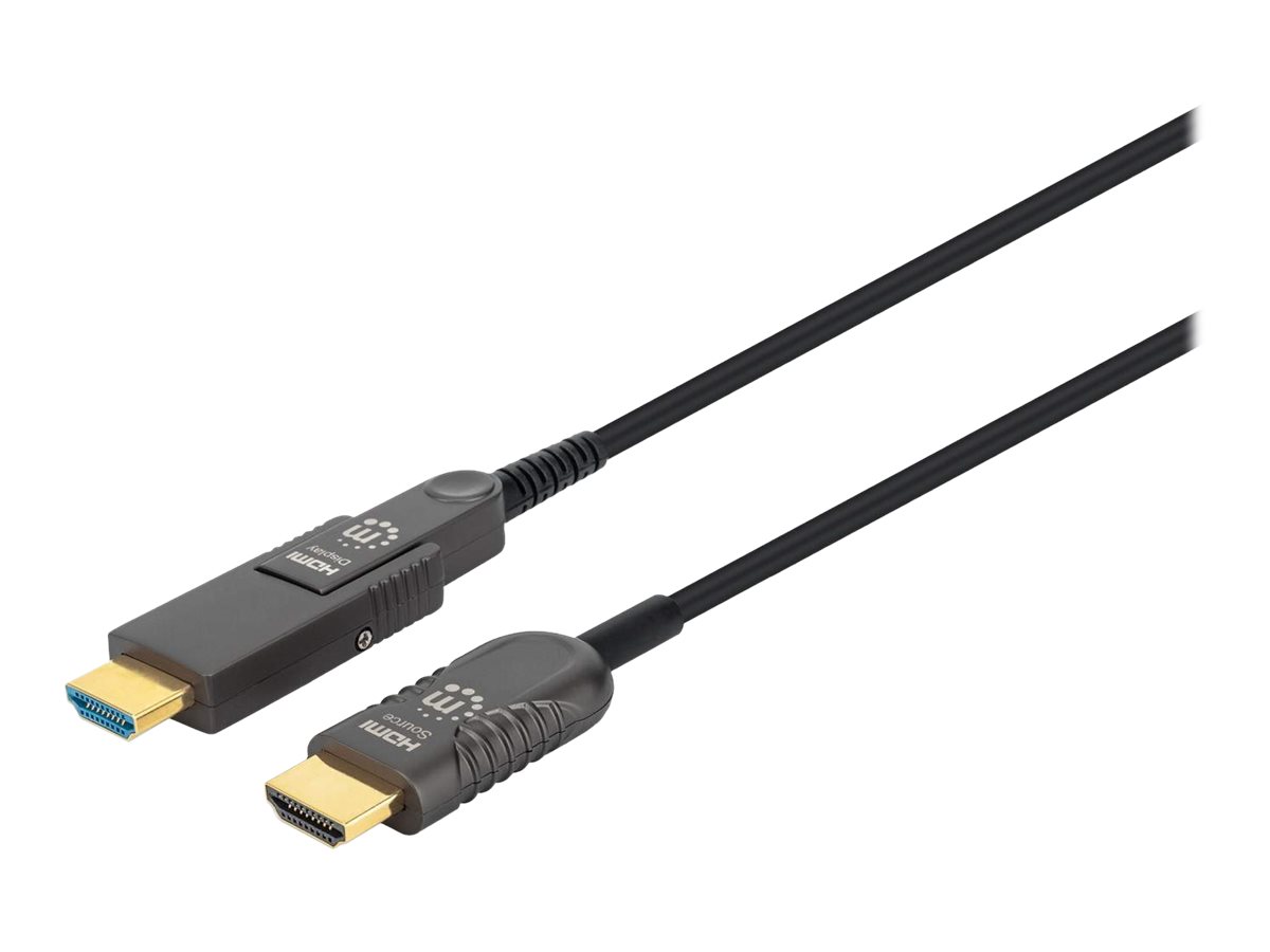 Manhattan HDMI to Micro HDMI Plenum-Rated Cable, 4K@60Hz (Premium High Speed)