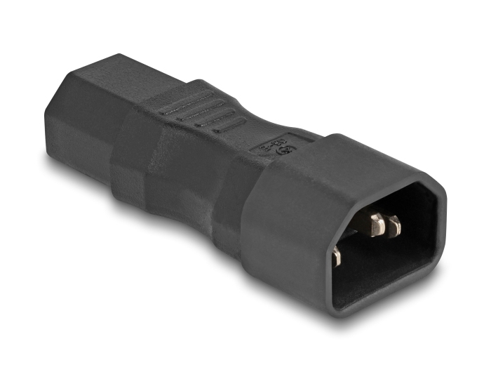 Delock Netzteil - IEC 60320 C14 zu power IEC 60320 C13 - 250 V - 10 A - Schwarz, Ansicht 2