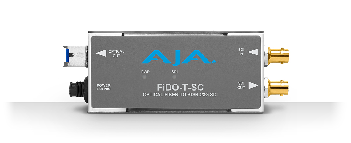 AJA FiDO-T-SC Single Channel SDI to SC Fiber with Looping SDI Output, Ansicht 2