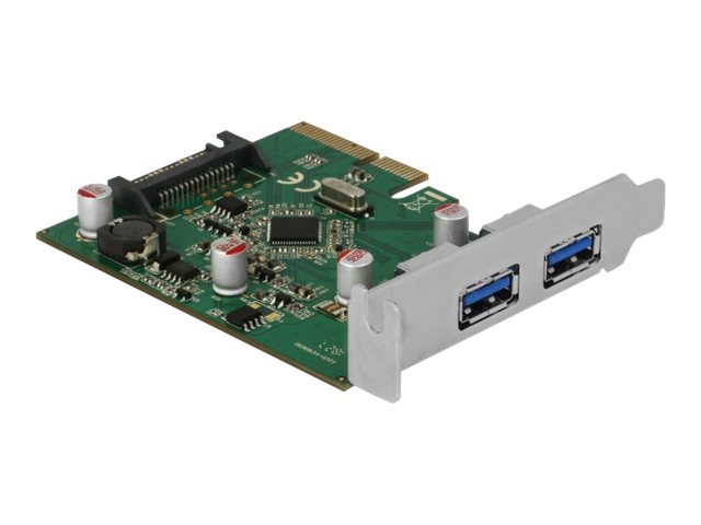 PCI Express x4 Karte zu 2 x extern USB 3.1 Gen 2 Typ-A Buchse Delock