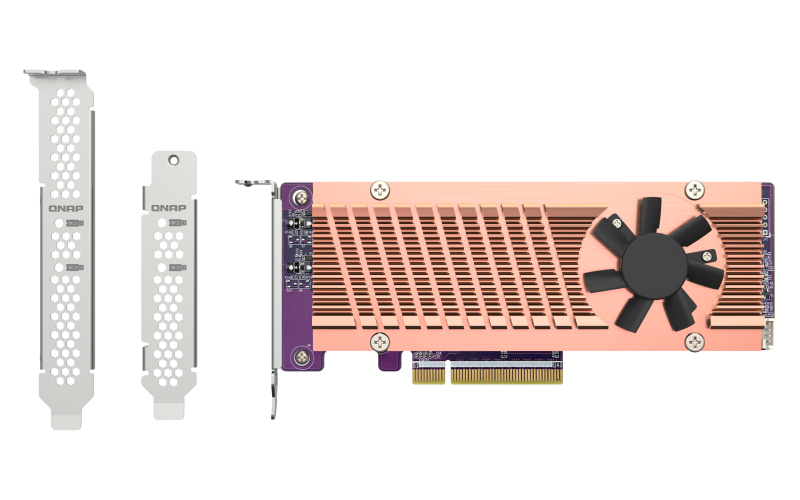 QNAP QM2-2P-384A - Speicher-Controller - PCIe 3.0, Ansicht 2