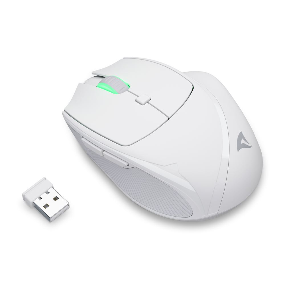 Sharkoon OfficePal M25W weiß - Maus - Maus - 4.000 dpi, Ansicht 4