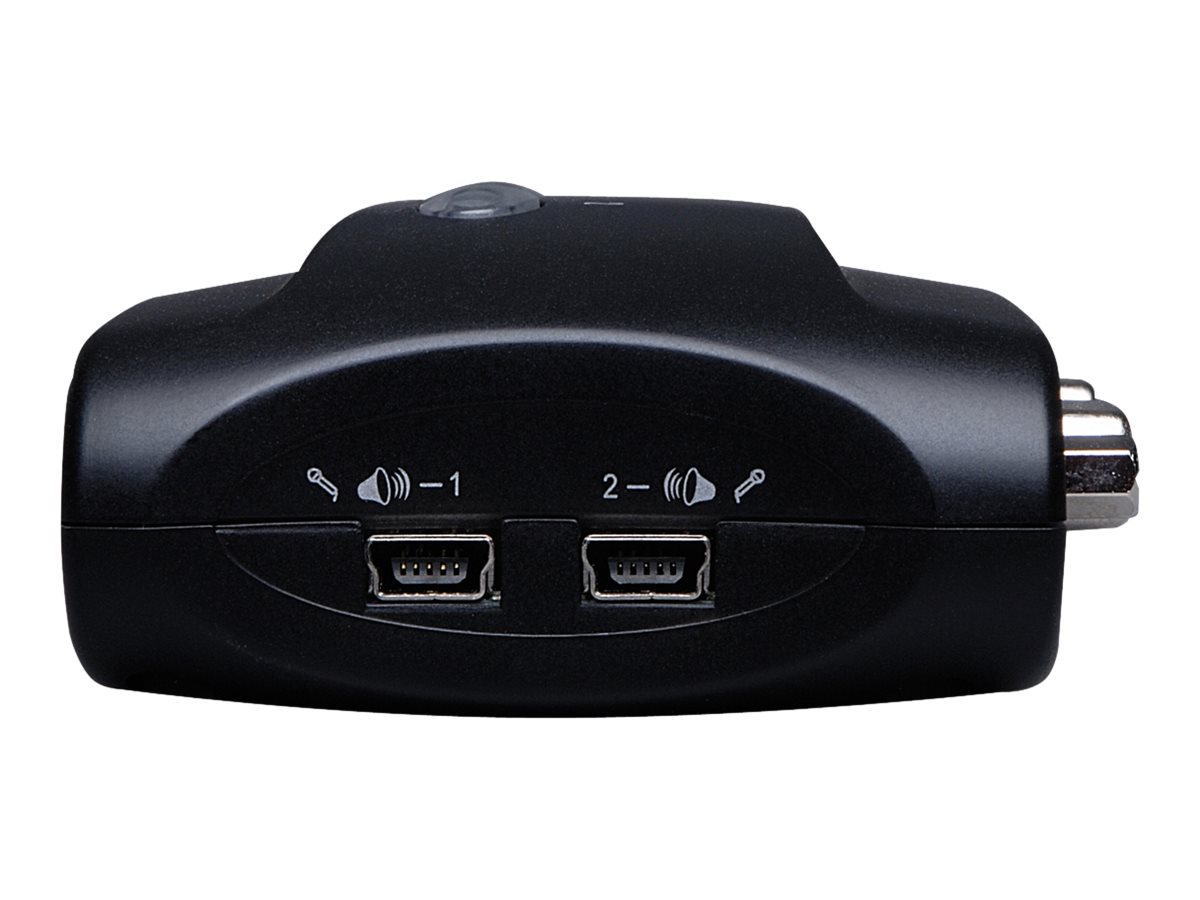 Tripp Eaton Tripp Lite series 2-Port Desktop Compact USB KVM Switch with Audio & Cable Kit
