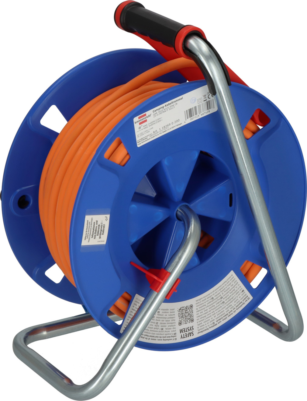 Brennenstuhl Kabeltrommel CEE 300 orangeCamping - Kabel - Strom/Netzteil, Ansicht 4