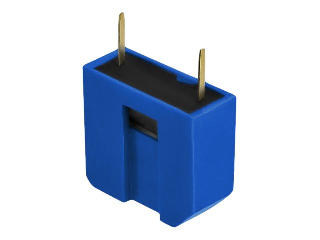 Delock DIP flip switch piano 1-digit 2.54 mm pitch THT vertical - DIP-Schalter - Blau (Packung mit 5)