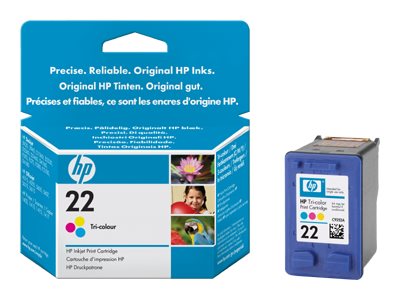 HP 22 - Farbe (Cyan, Magenta, Gelb) - original