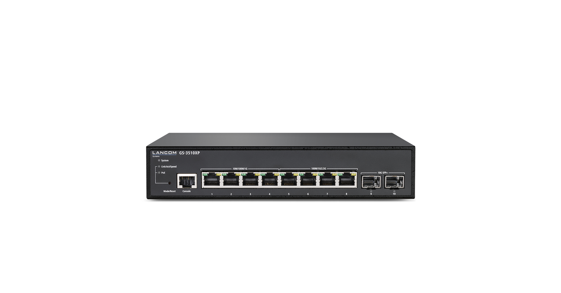 Lancom GS-3510XP, Managed, L2, 2.5G Ethernet (100/1000/2500), Power over Ethernet (PoE), Rack-Einbau, 1U