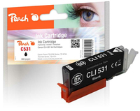 Peach Patrone Canon CLI-531 6118B001 photo black kompatibel - Kompatibel - Tintenpatrone