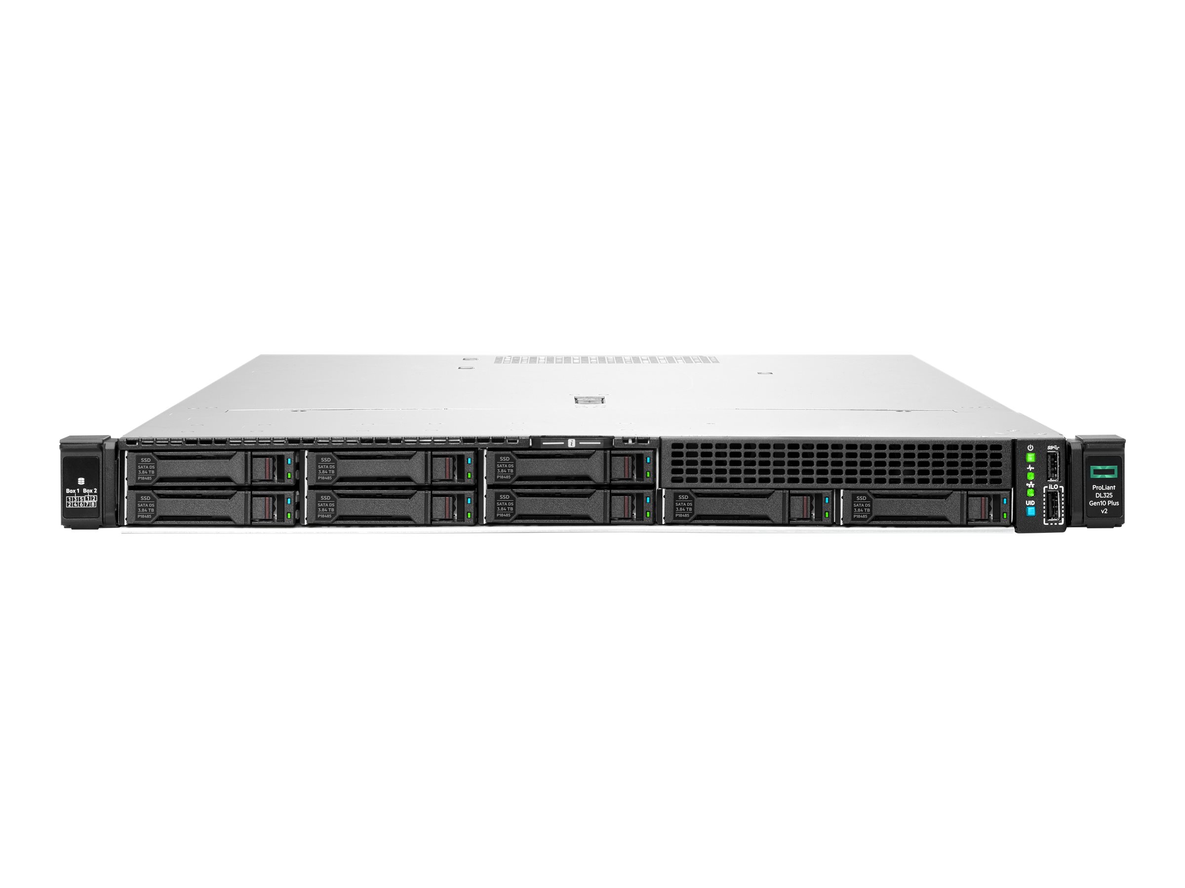 HPE ProLiant DL325 Gen10 Plus V2 - Server - Rack-Montage - 1U - 1-Weg - 1 x EPYC 7232P  3.1 GHz - RAM 32 GB - SATASAS - Hot-Swap 6.4 cm (2.5)