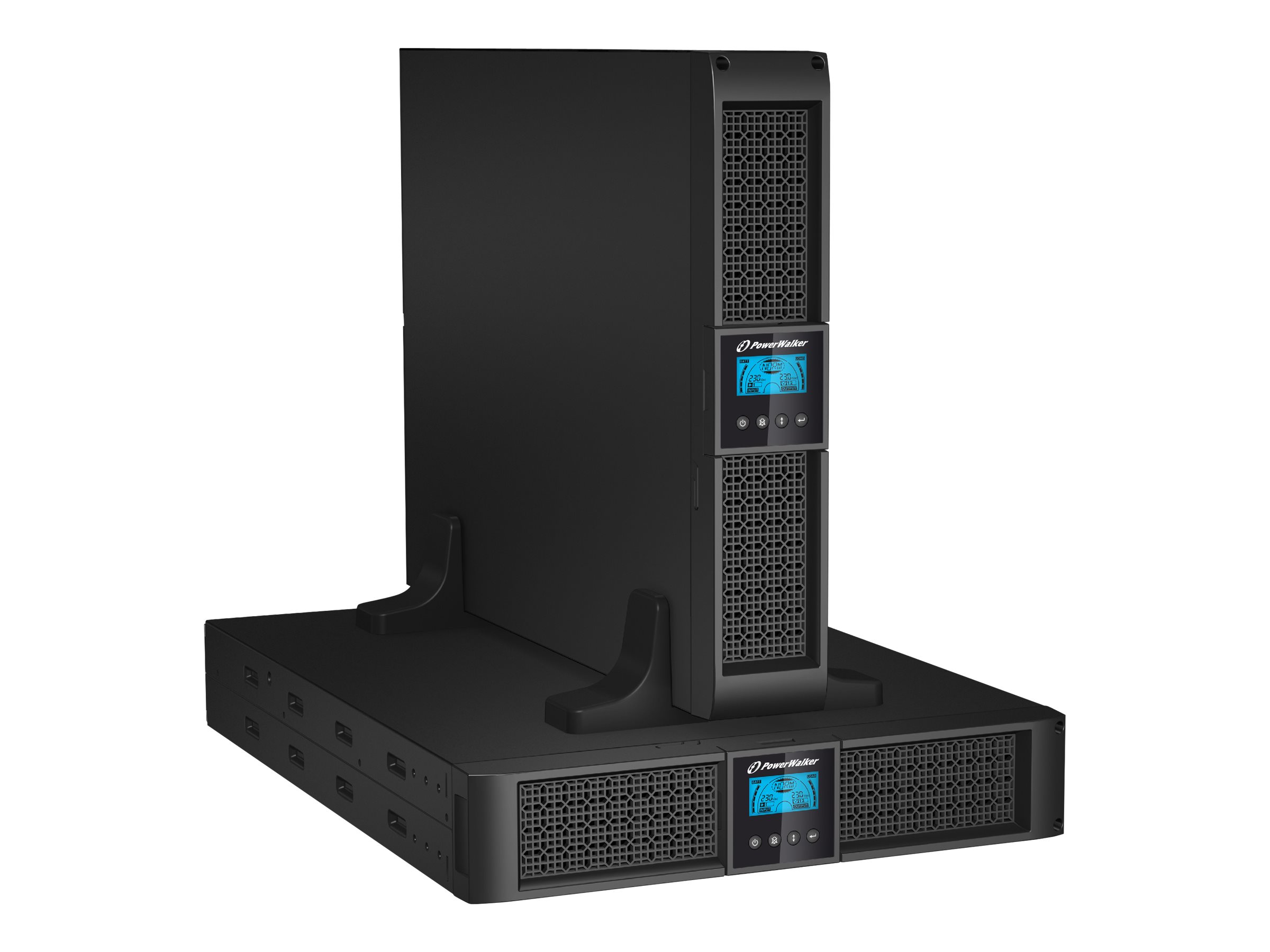 BlueWalker PowerWalker VI 1000RT LCD - USV - Wechselstrom 220/230/240 V - 900 Watt - 1000 VA - 7 Ah - RS-232, USB, Ansicht 4