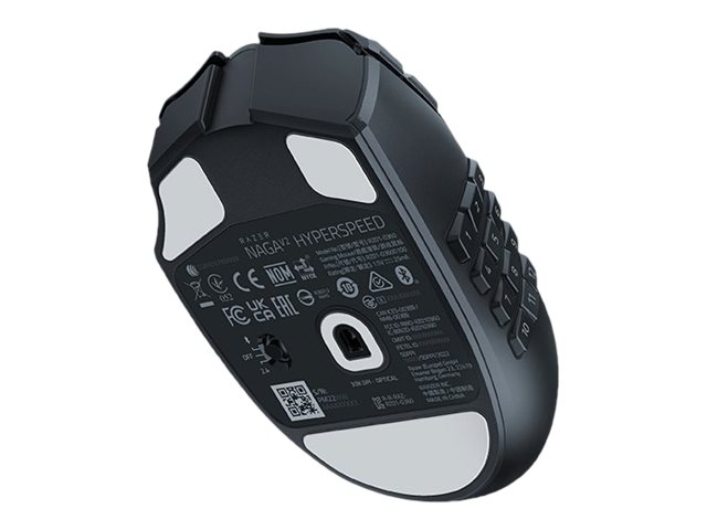 Razer Naga V2 HyperSpeed - Maus - ergonomisch - Für Rechtshänder - optisch - 21 Tasten - kabellos - Bluetooth, Ansicht 2