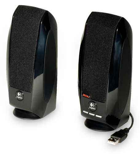 Logitech Speakers S150, 2.0 Kanäle, Verkabelt, 1,2 W, 90 - 20000 Hz, Schwarz