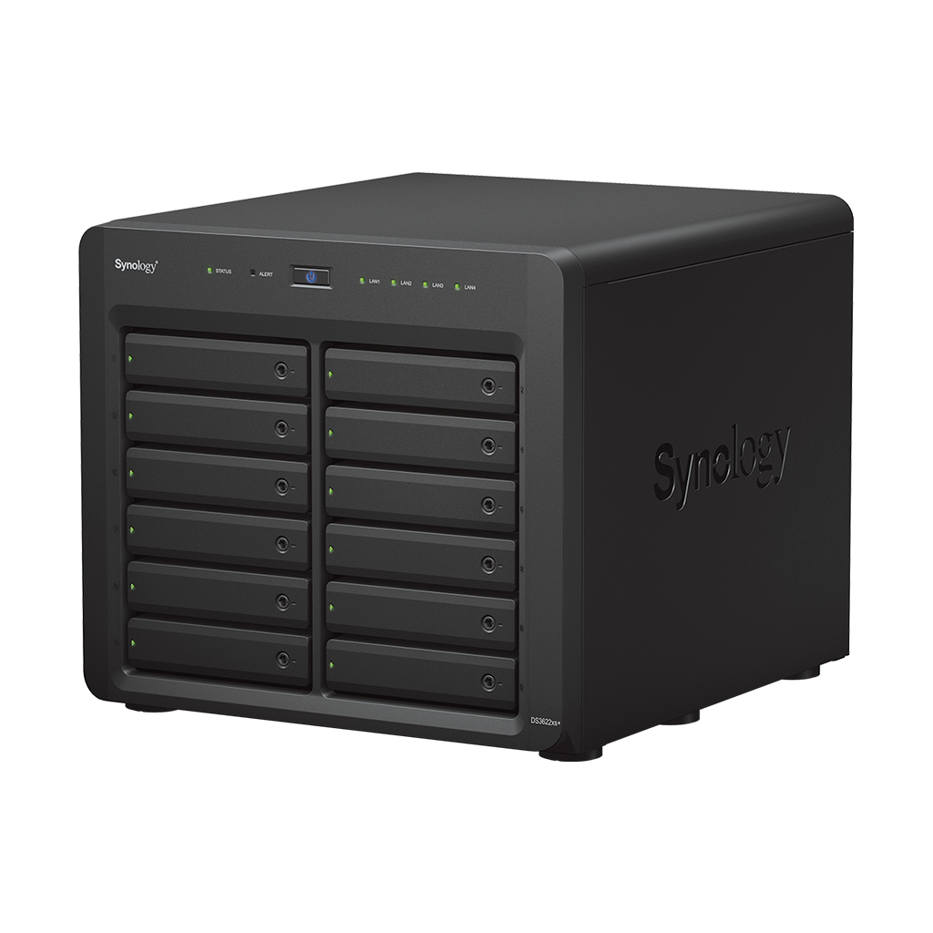 Synology DiskStation DS3622xs+ - NAS - Tower - Intel® Xeon® D - D-1531 - Schwarz
