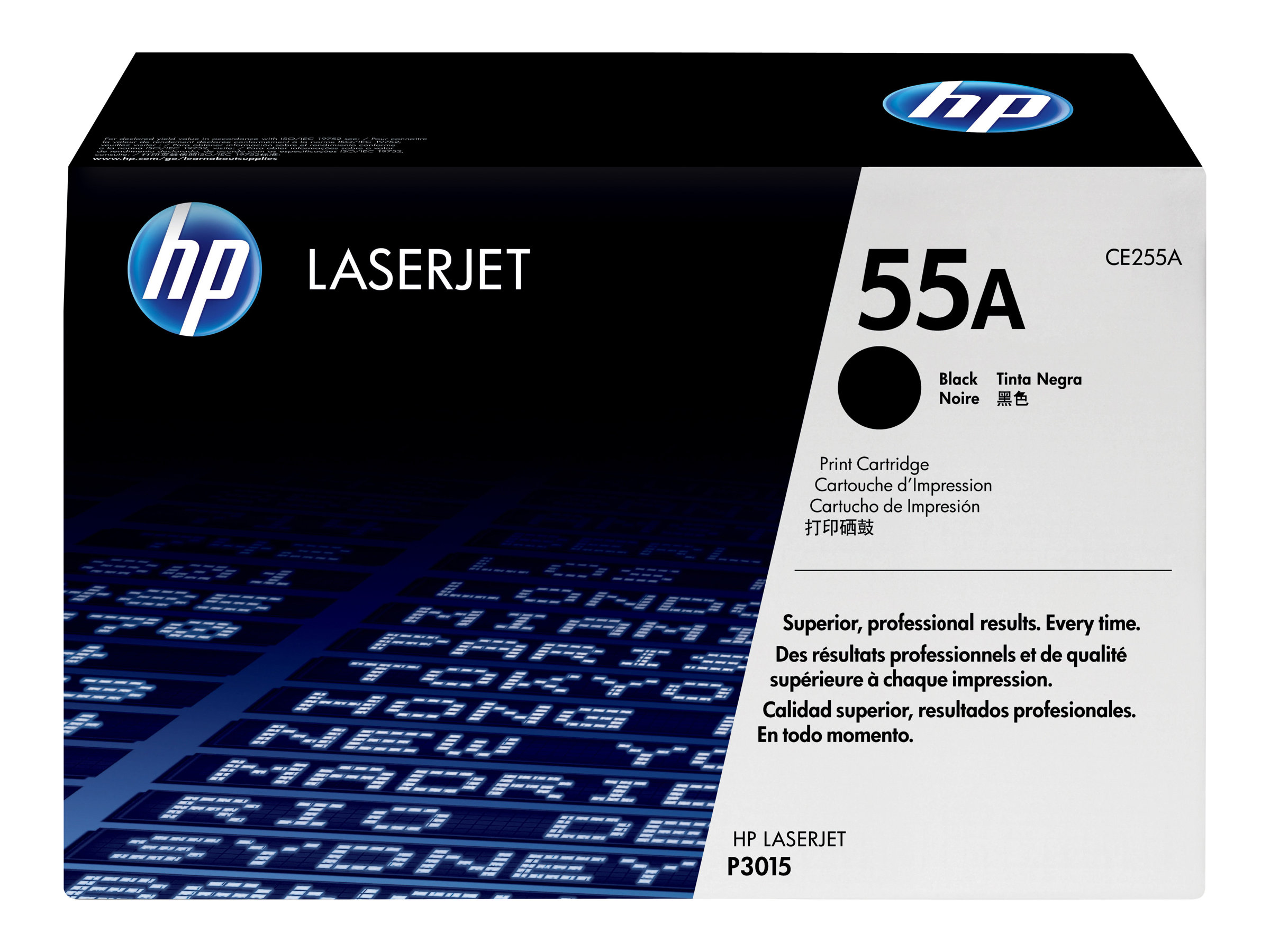 Toner CE255A / schwarz / bis zu 6000 Seiten / für HP LaserJet P3010 u P 3015 Serie