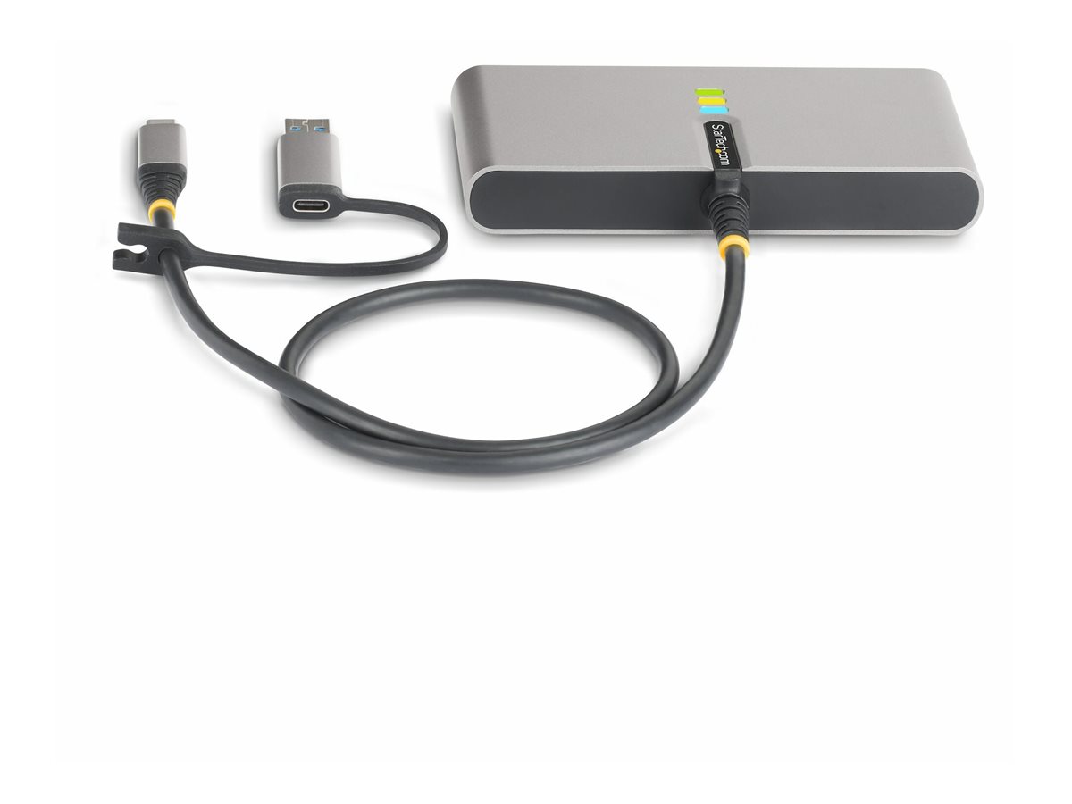 StarTech.com 2-Port USB-C/USB-A Hub with GbE and RS232 Serial, 2x USB-A, Ansicht 4