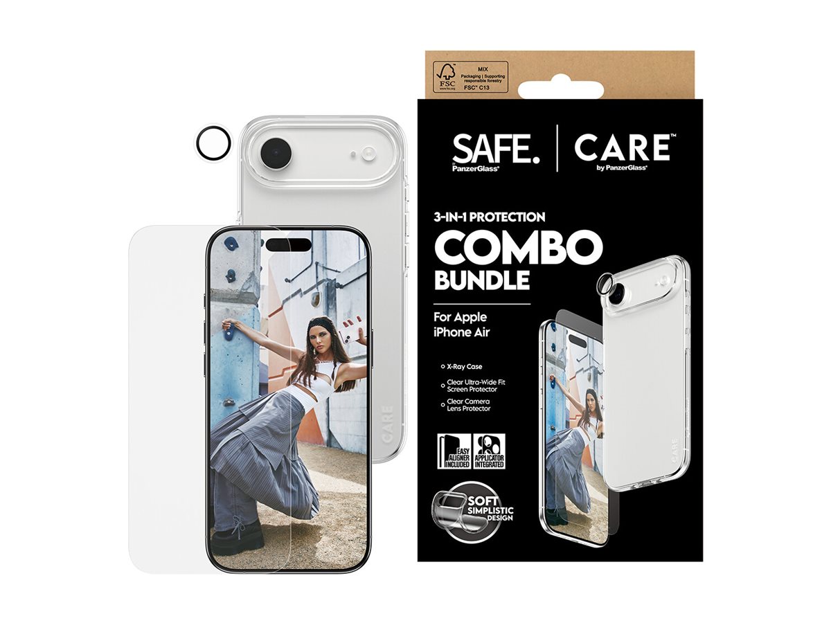 PanzerGlass SAFE CARE by 3-in-1 Fashionable Combo Bundle iPhone Air, Ansicht 4