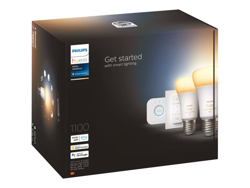 Philips Hue White Ambience Starter Kit 2 E27 Smart, Ansicht 4