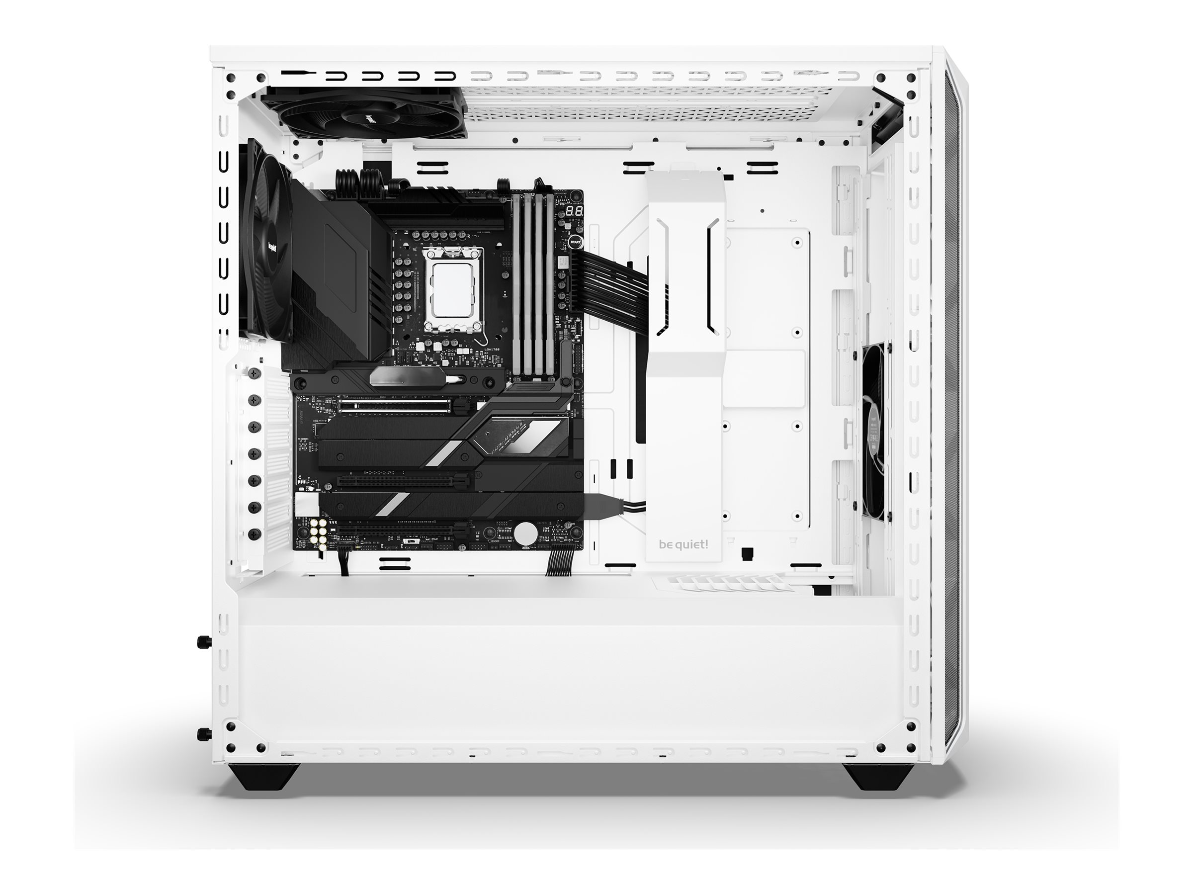 Be Quiet! SHADOW BASE 800 DX - Midi-Tower - E-ATX - Seitenteil mit Fenster (gehärtetes Glas)