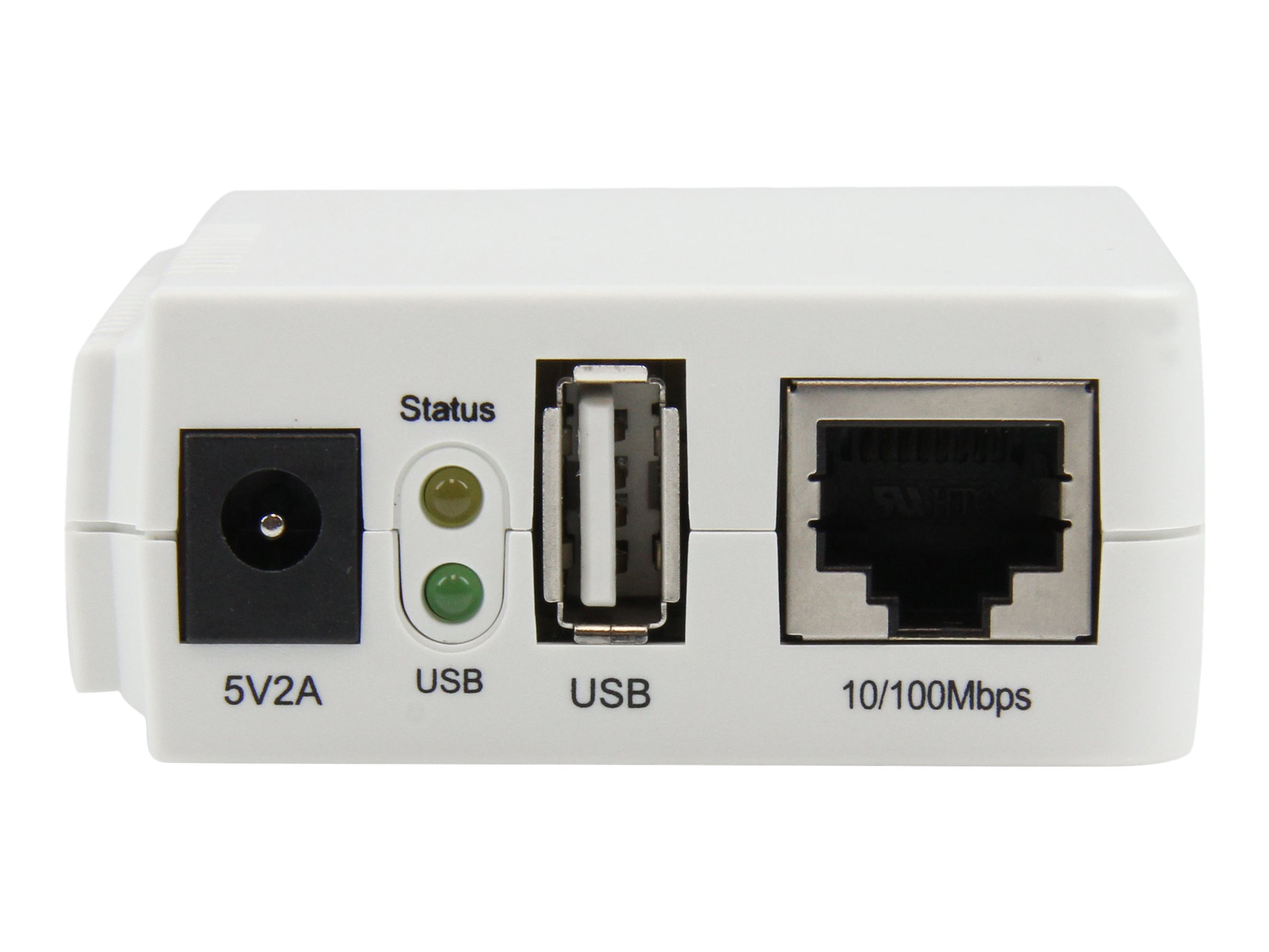 StarTech.com 1 Port USB WLAN 802.11 b/g/n Printserver mit 10/100 Mb/s Ethernet Anschluss, Ansicht 4
