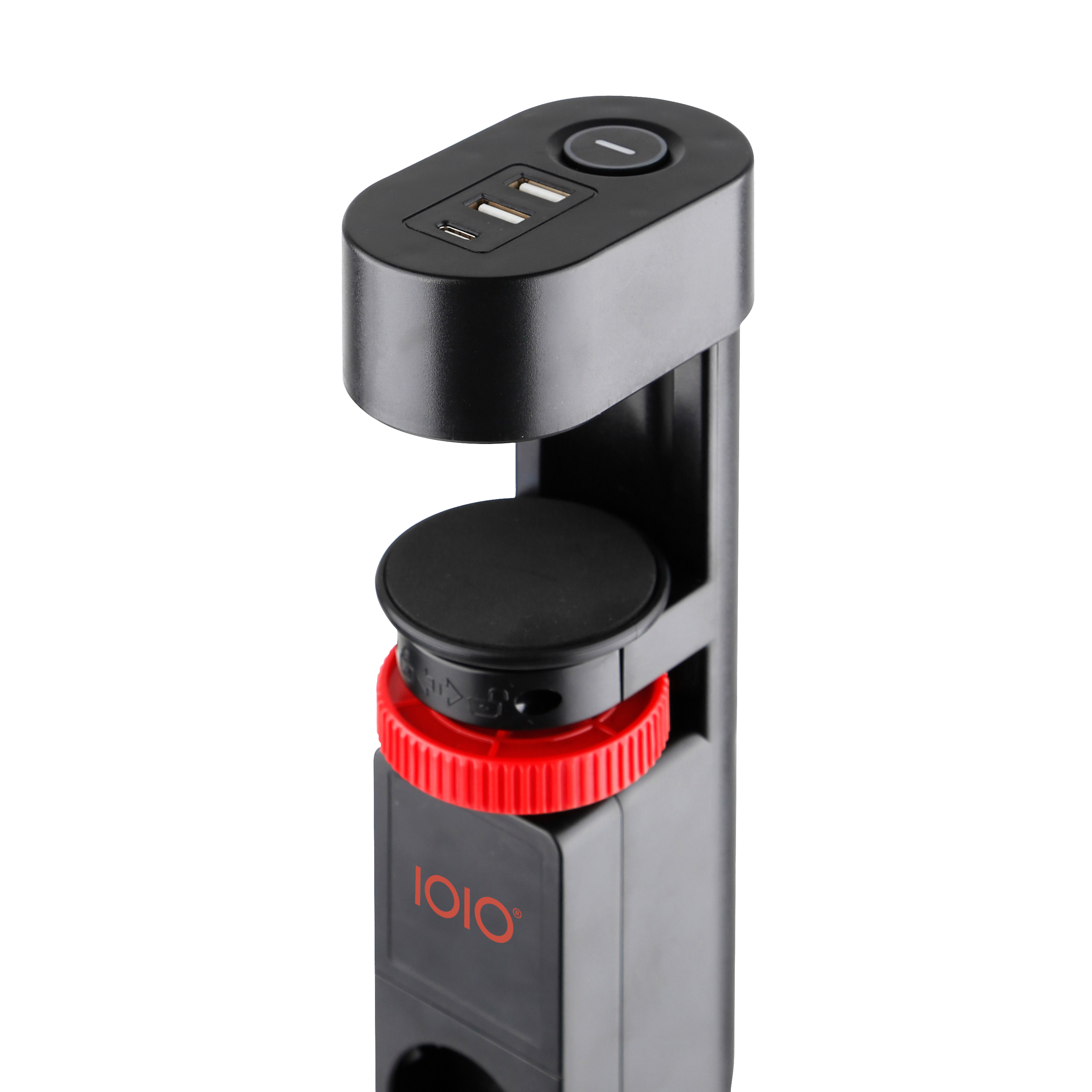 Olympia Tischkanten-Steckdosenleiste IOIO SL 3000 schwarz, Ansicht 4