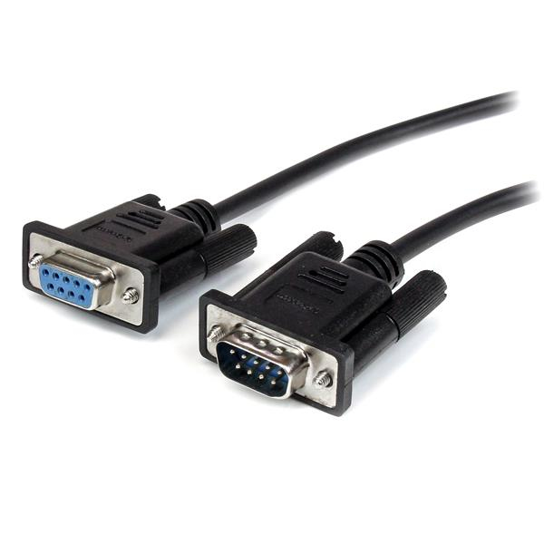 StarTech.com 1m DB9 Seriell RS232 Verlängerungskabel - RS 232 DB-9 Kabel Verlängerung- DB 9 (Stecker), Ansicht 2