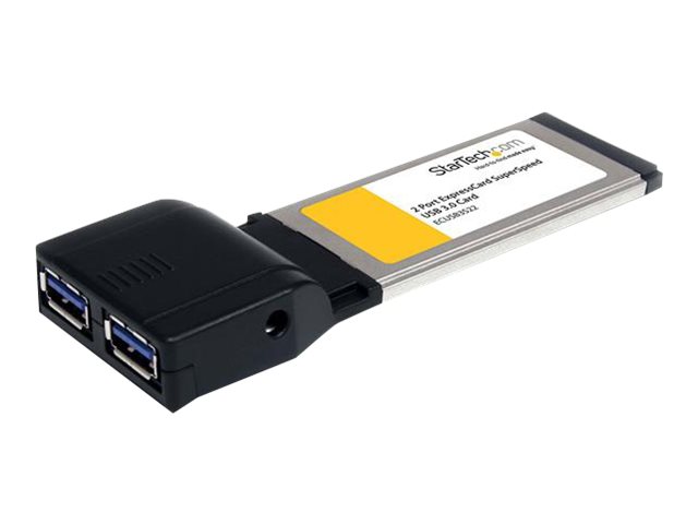 StarTech.com 2 Port USB 3.0 ExpressCard mit UASP Unterstützung - USB 3.0 Schnittstellenkarte für Laptop - USB 3.0 A (Buchse) - USB-Adapter - ExpressCard - USB 3.0 x 2
