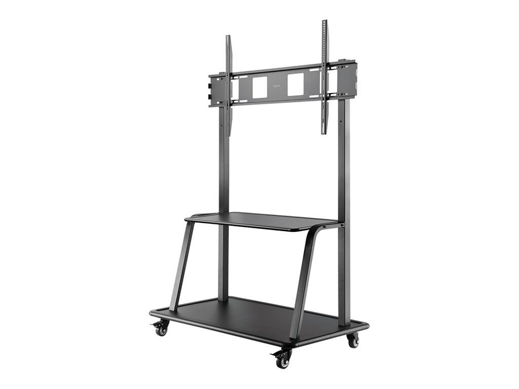LogiLink Wagen - für LCD TV - Kunststoff, Stahl - Schwarz - Bildschirmgröße: 152-266 cm (60"-105")